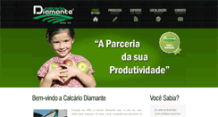 Desktop Screenshot of calcariodiamante.com.br